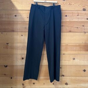 Claiborne suit pants 36x34 pinstripe